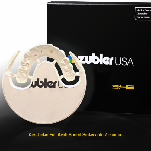 345 Aesthetic Full Arch Speed Zirconia Zubler USA